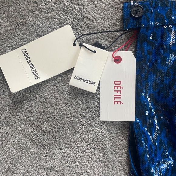 Zadig et Voltaire Jameila sequin midi skirt WITH TAGS - Picture 2 of 5